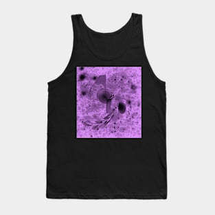 Alien space travel in purple and pink Tank Top